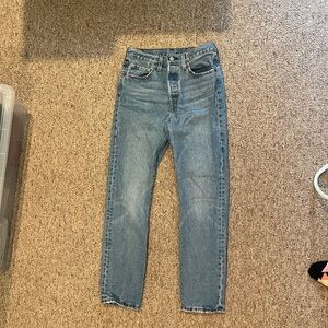 Levi's 501 Jeans - Light Blue Denim